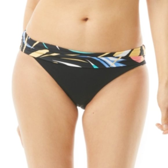 Coco Reef Retro Swirl High-Waist Reversible Bikini Bottom - Picture 6 of 9